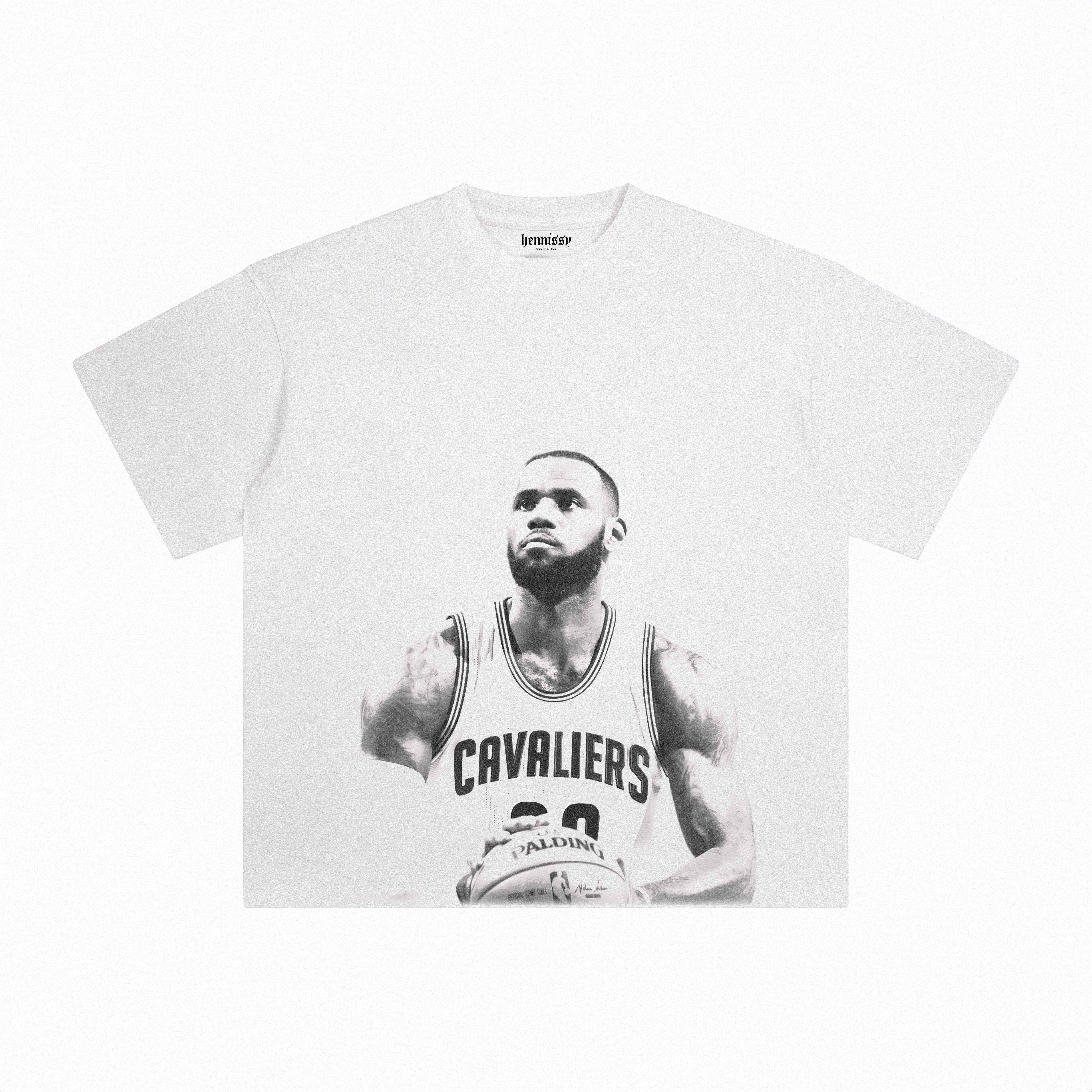 LEBRON CAVALIERS BLACK WHITE TEE